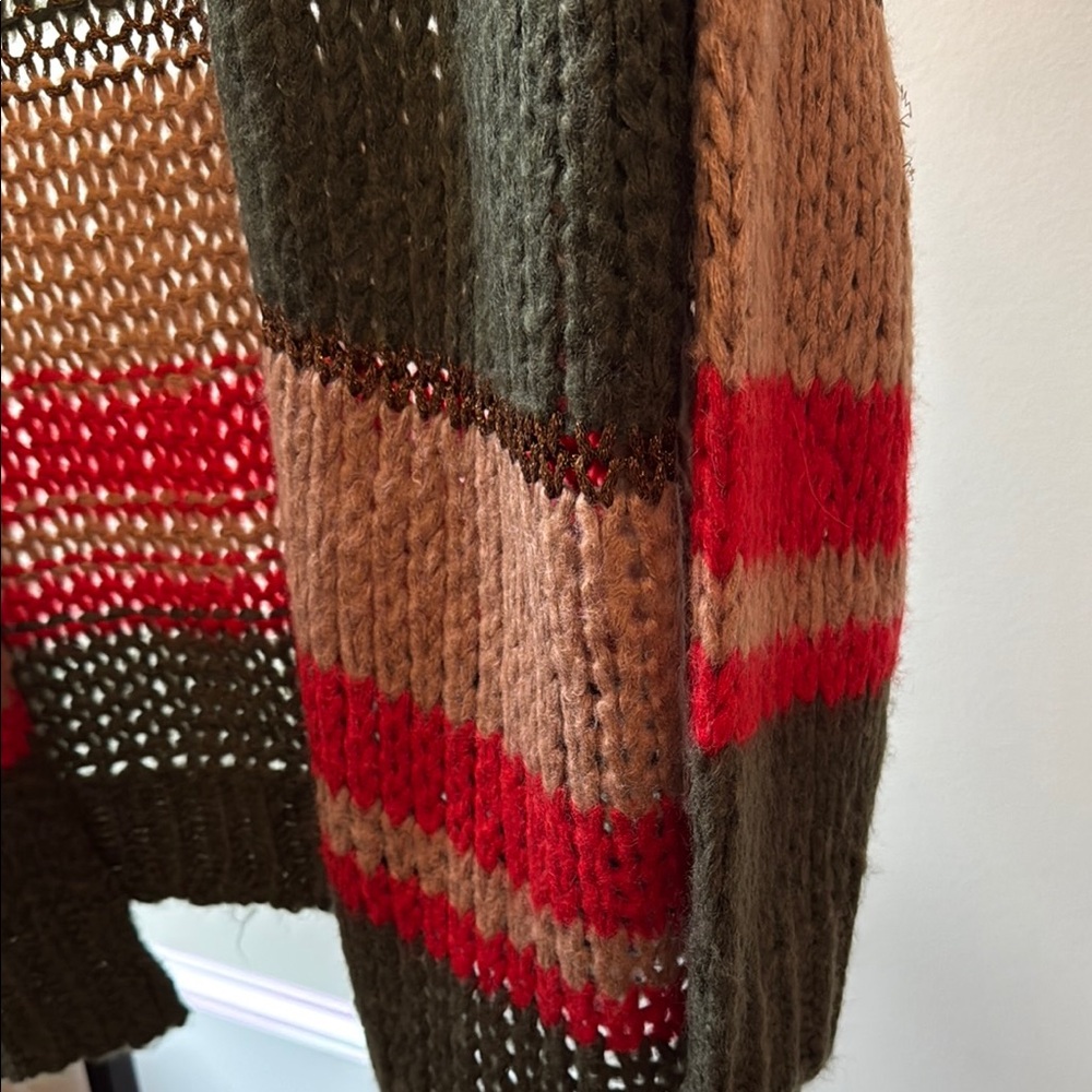Striped Knit Cardigan